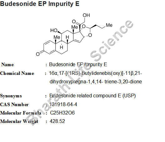Budesonide EP Impurity E